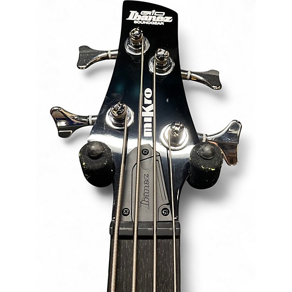 Used Ibanez GSRM20 Mikro Short Scale Starlight Blue Electric Bass Guitar