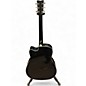 Used Yamaha FX335C Black Acoustic Electric Guitar
