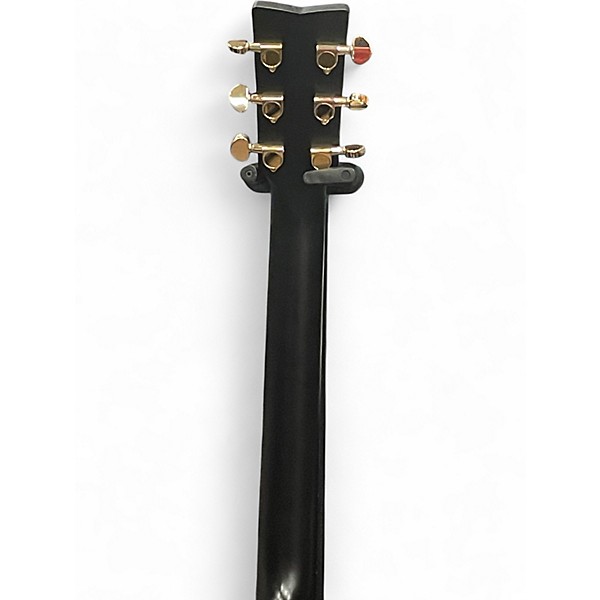 Used Yamaha FX335C Black Acoustic Electric Guitar