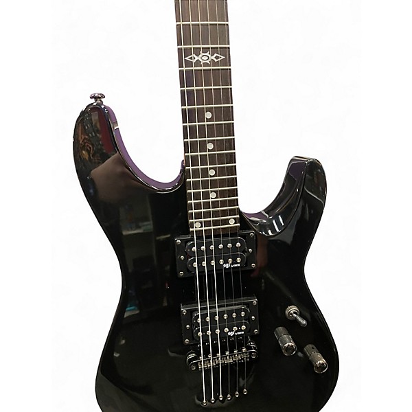 Used Sgr SUNSET SGR Black Solid Body Electric Guitar