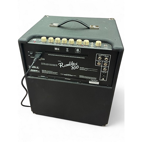 Used Fender Rumble 100 1x15 100W Bass Combo Amp