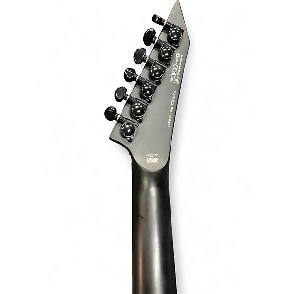 Used ESP LTD BLACK METAL M Black Solid Body Electric Guitar