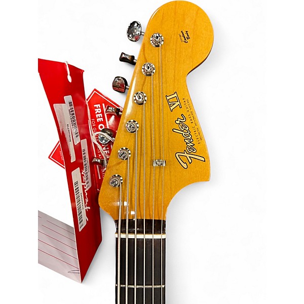 Used 2025 Fender Vintera II 60's Bass VI Fiesta Red Electric Bass Guitar