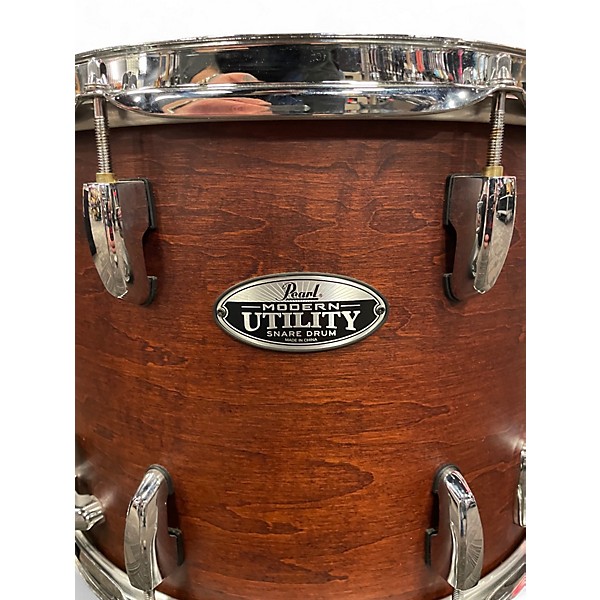 Used Pearl 14in MODERN UTILITY SNARE BROWN Drum
