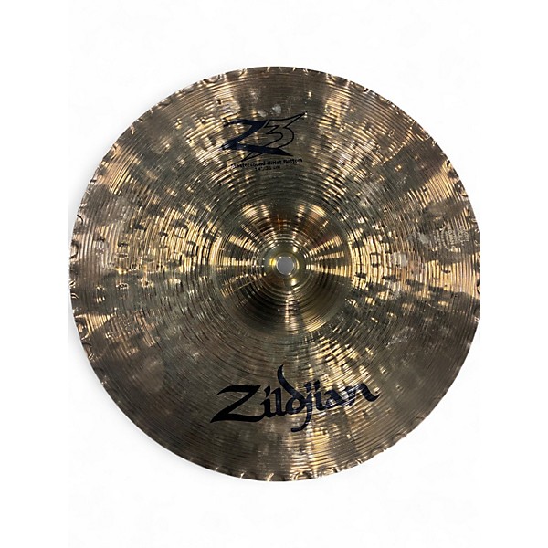 Used Zildjian 14in Z3 Mastersound Hi Hat Pair Brilliant Cymbal