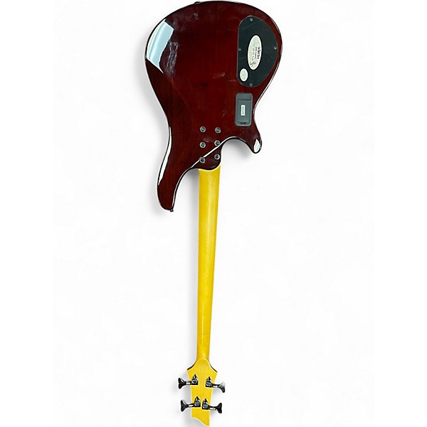 Used Schecter Guitar Research Omen Extreme 4 String Cherry Sunburst Electric Bass Guitar