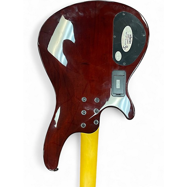 Used Schecter Guitar Research Omen Extreme 4 String Cherry Sunburst Electric Bass Guitar