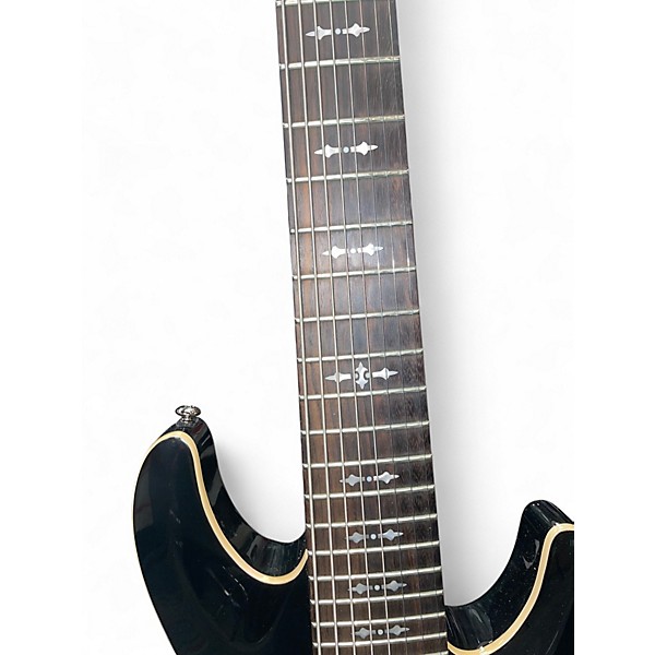 Used Schecter Guitar Research Omen 8 Black Solid Body Electric Guitar