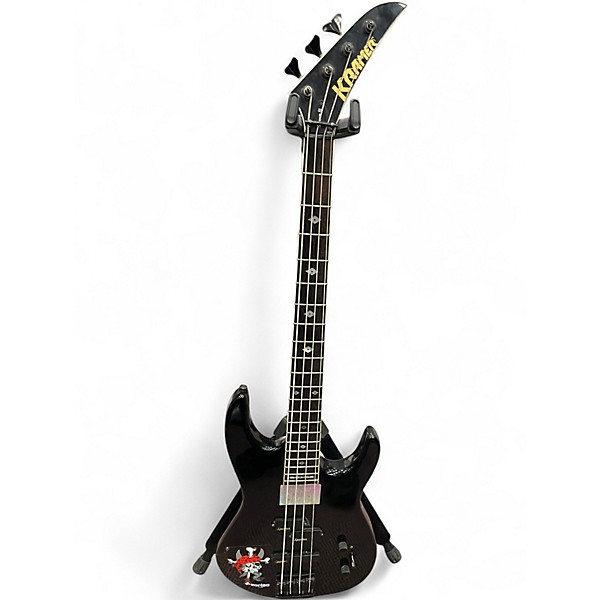 Vintage 1980s Kramer FORUM III Black Electric Bass Guitar