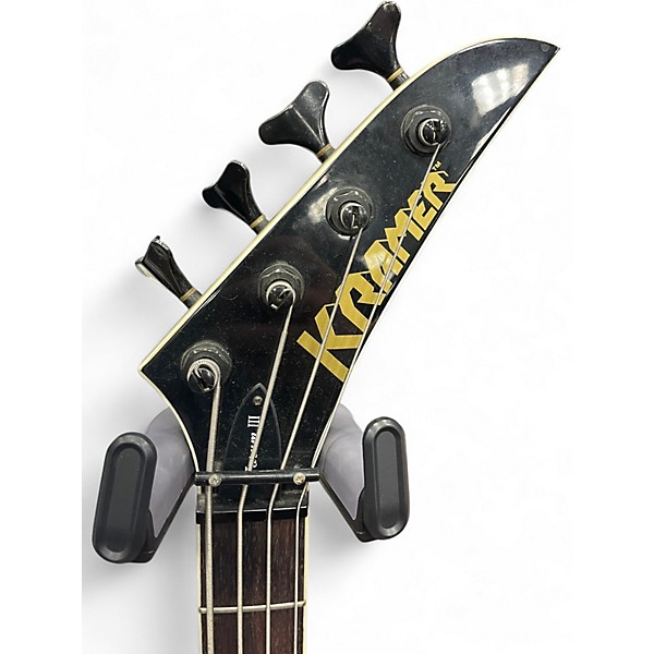 Vintage 1980s Kramer FORUM III Black Electric Bass Guitar