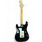 Used 2002 Fender Standard Stratocaster Black Solid Body Electric Guitar