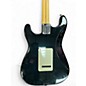Used 2002 Fender Standard Stratocaster Black Solid Body Electric Guitar