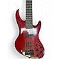 Used DeArmond PILOT V BASS Wine Red Electric Bass Guitar