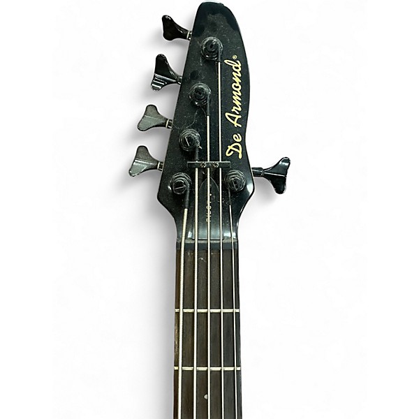 Used DeArmond PILOT V BASS Wine Red Electric Bass Guitar