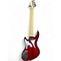 Used DeArmond PILOT V BASS Wine Red Electric Bass Guitar