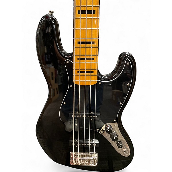 Used Squier CLASSIC VIBE 70S JAZZ BASS 5 STRING Black Electric Bass Guitar