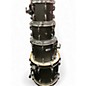 Used Pearl 4 Piece Pearl Masters Maple Complete Matte Black Mist Drum Kit