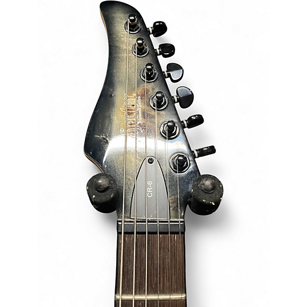 Used Schecter Guitar Research CR-6 Charcoal Burst Solid Body Electric Guitar