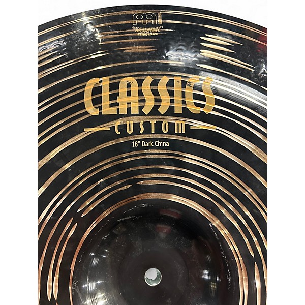 Used MEINL 18in CLASSIC DARK CHINA Cymbal