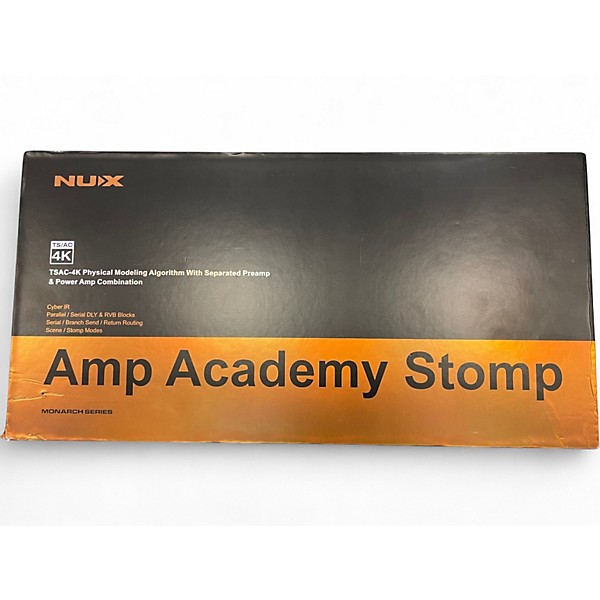 Used NUX Amp Academy Stomp Compact Modeler and Amp Profile Loader Ped Effect Processor