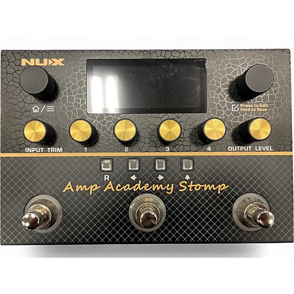 Used NUX Amp Academy Stomp Compact Modeler and Amp Profile Loader Ped Effect Processor
