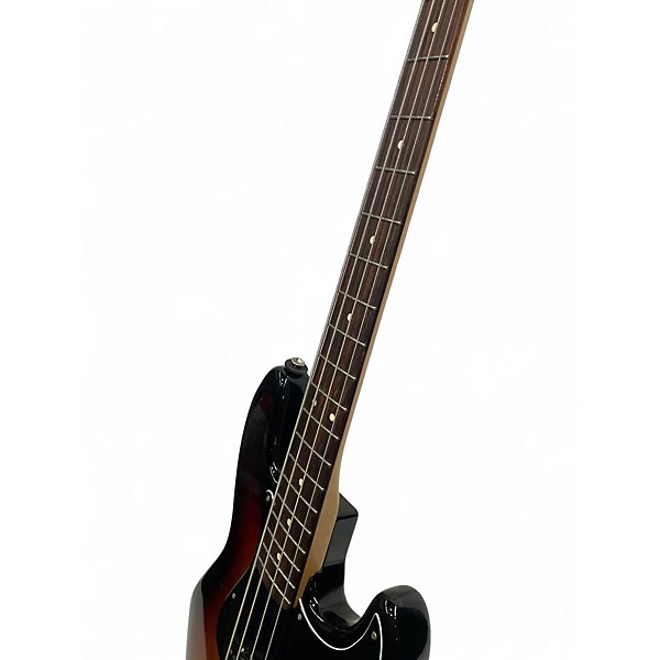 Used Fender Deluxe Jazz Bass 2 Color Sunburst Electric Bass Guitar