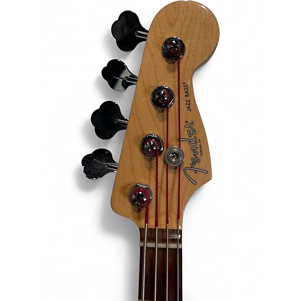 Used Fender Deluxe Jazz Bass 2 Color Sunburst Electric Bass Guitar