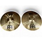 Used MEINL 14in HCS Hi Hat Pair Cymbal thumbnail