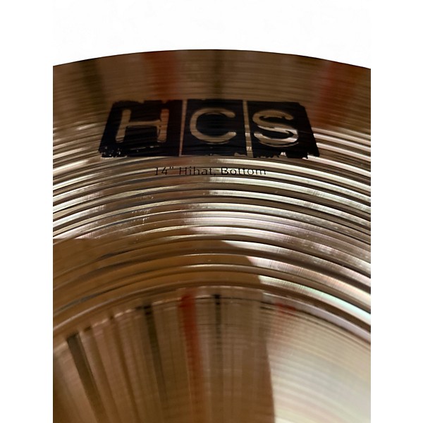 Used MEINL 14in HCS Hi Hat Pair Cymbal