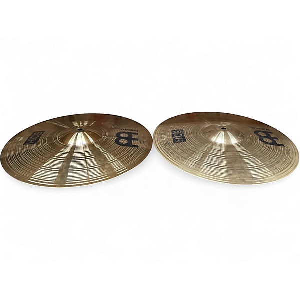 Used MEINL 14in HCS Hi Hat Pair Cymbal
