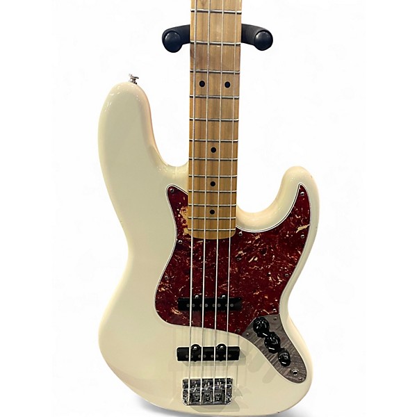 Used Fender Standard Jazz Bass WHITE Electric Bass Guitar