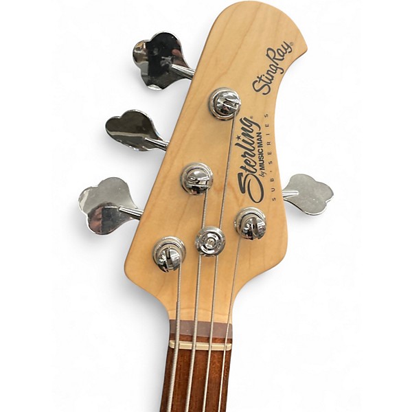 Used Sterling by Music Man S.U.B. Sting Ray RAY4  GREY Electric Bass Guitar