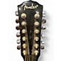 Used Fender DG16E12 Black 12 String Acoustic Electric Guitar