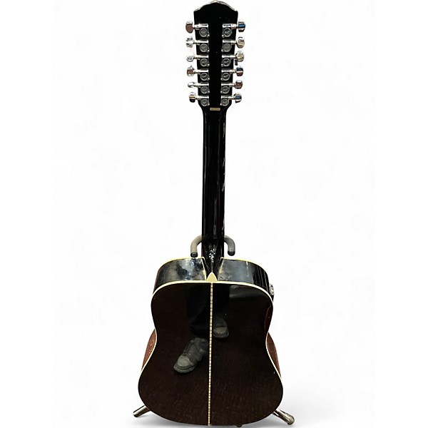 Used Fender DG16E12 Black 12 String Acoustic Electric Guitar