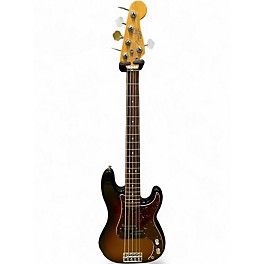 Used Fender American Standard P-Bass V 3 Color Sunburst Electric Bass Guitar