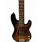 Used Fender American Standard P-Bass V 3 Color Sunburst Electric Bass Guitar