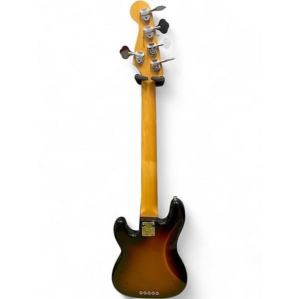 Used Fender American Standard P-Bass V 3 Color Sunburst Electric Bass Guitar