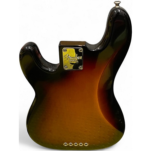 Used Fender American Standard P-Bass V 3 Color Sunburst Electric Bass Guitar