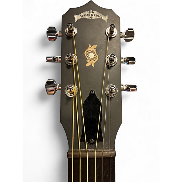 Used Deering B6-E Boston Series 6 String Natural Banjo