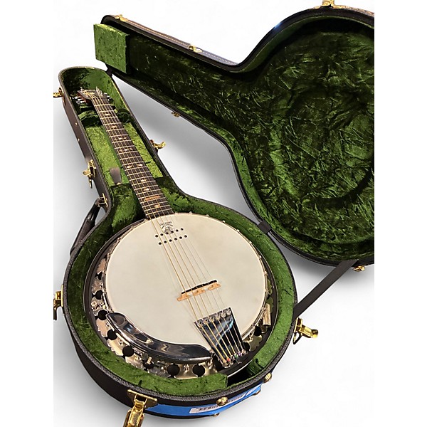 Used Deering B6-E Boston Series 6 String Natural Banjo