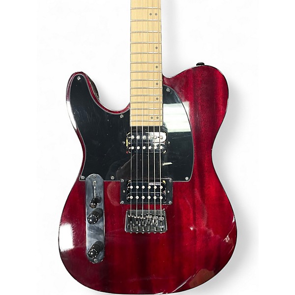 Used ESP LTD TE200 Crimson Red Trans Solid Body Electric Guitar