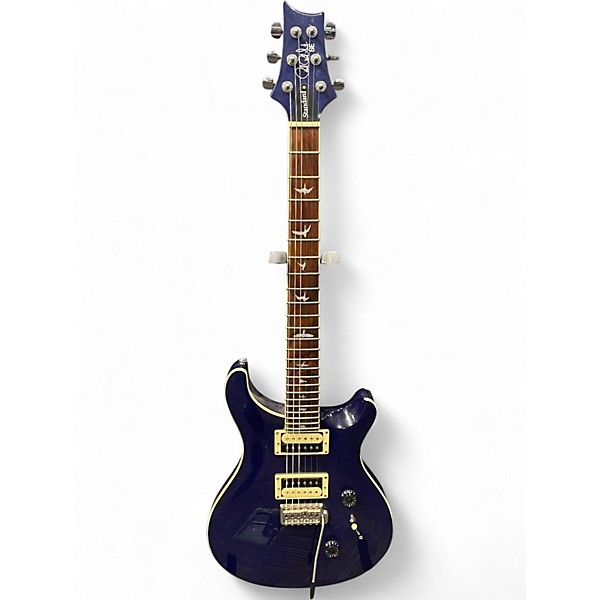 Used PRS SE Standard 24 Trans Blue Solid Body Electric Guitar