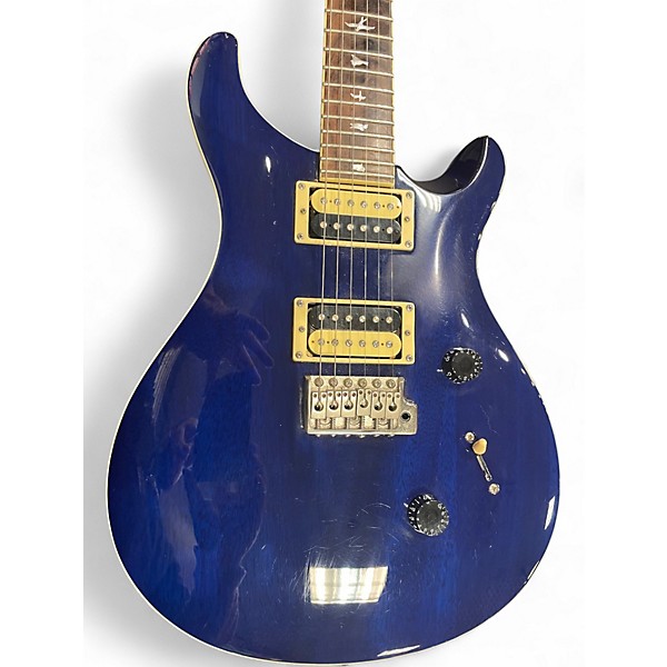 Used PRS SE Standard 24 Trans Blue Solid Body Electric Guitar
