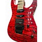 Used Jackson JS34Q Dinky Trans Red Solid Body Electric Guitar