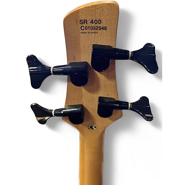 Used Ibanez SR400 Natural Electric Bass Guitar