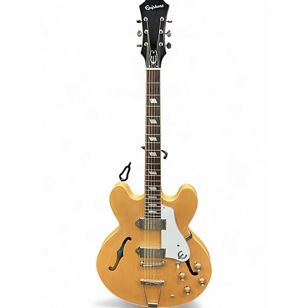 Used Epiphone Casino Natural Hollow Body Electric Guitar