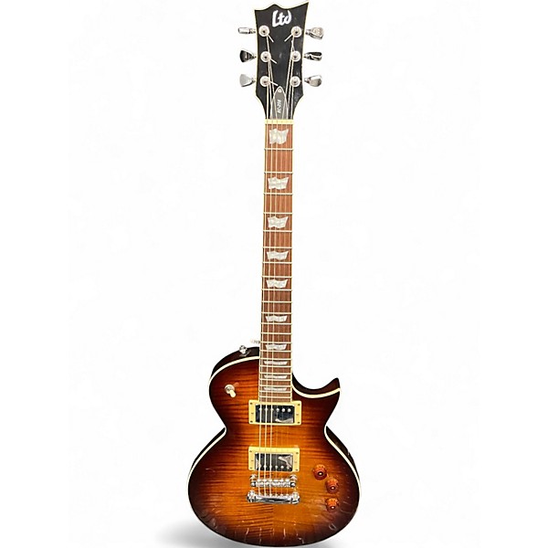 Used ESP LTD EC256FM 2 Tone Sunburst Solid Body Electric Guitar