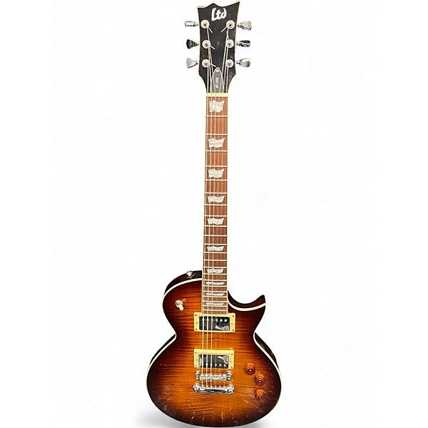 Used ESP LTD EC256FM 2 Tone Sunburst Solid Body Electric Guitar