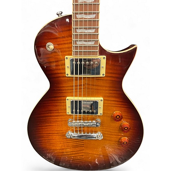 Used ESP LTD EC256FM 2 Tone Sunburst Solid Body Electric Guitar