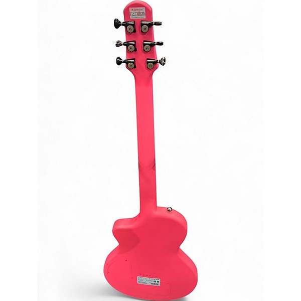 Used Natasha Nebula Pink Solid Body Electric Guitar